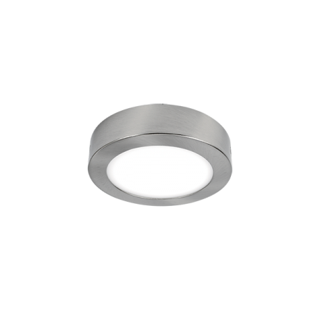 LED PANEL APARENT ROTUND 21W 4000K-4300K SATIN NICHEL Ф225MM