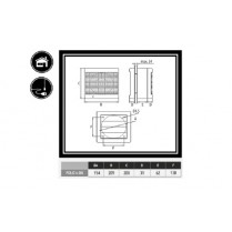 Ventilator axial 150mm cu montaj pe geam DOSPEL gama POLO 6 OK